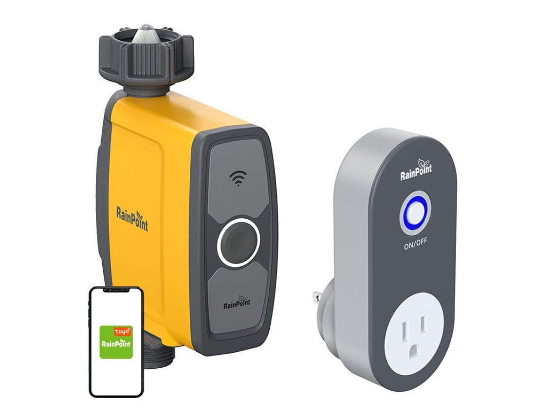 Controlador de irrigação RainPoint de 1 zona com aplicativo