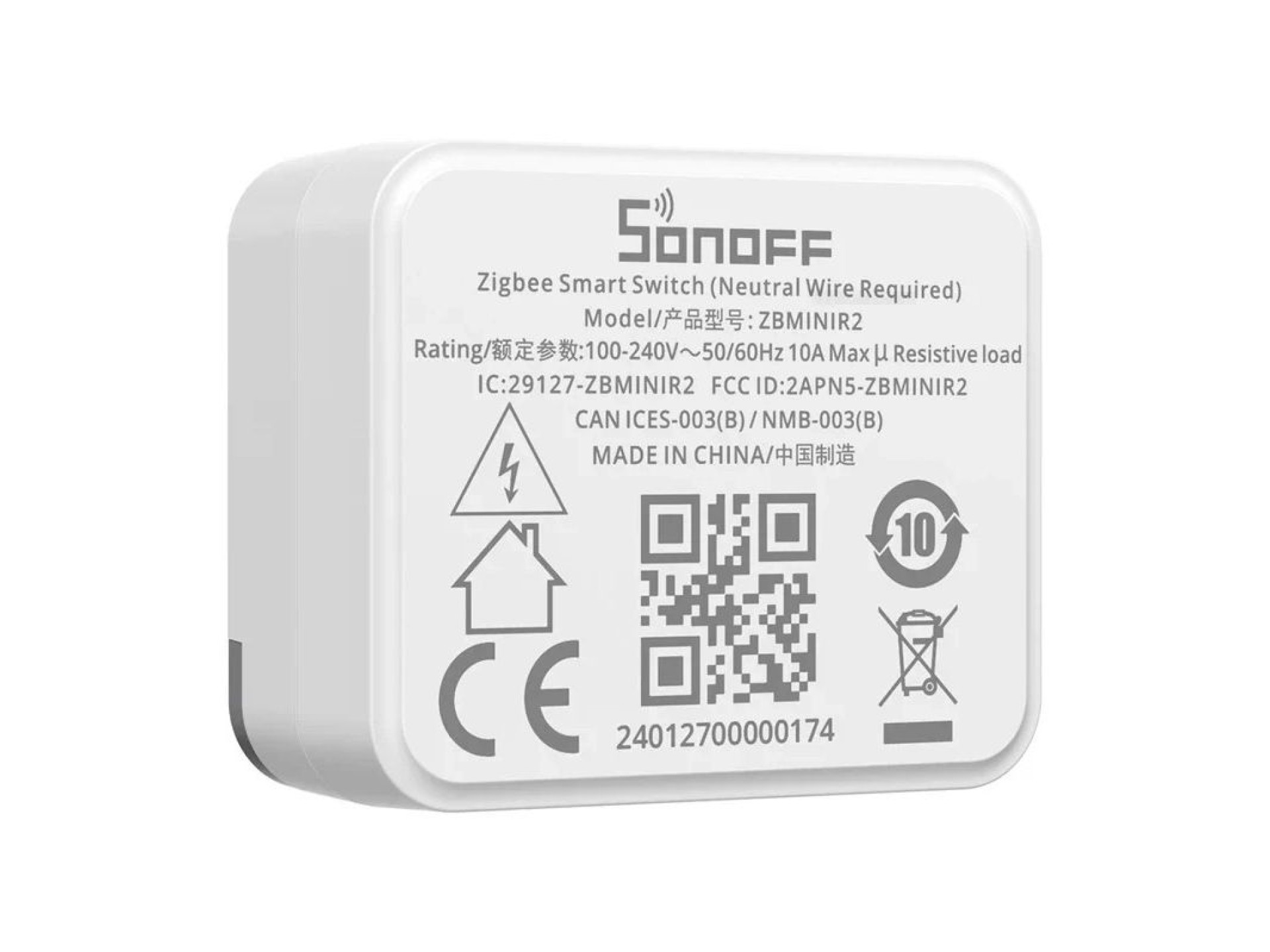 Smart switch mini ZigBee SONOFF ZBMINIR2