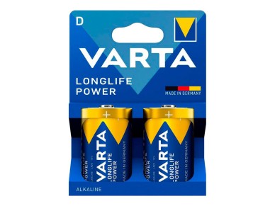 Pila alkalina longlife power d - lr20 (blister cartn 2 uds) 34,2 x 61,5 mm