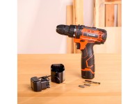 Taladro atornillador 12 v csc1205bc con maletin y accesorios