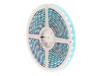 Tira de led rgb adesiva 5m x 12mm 4,5 w/m -20 lm/w 24v dc, wifi tuya app