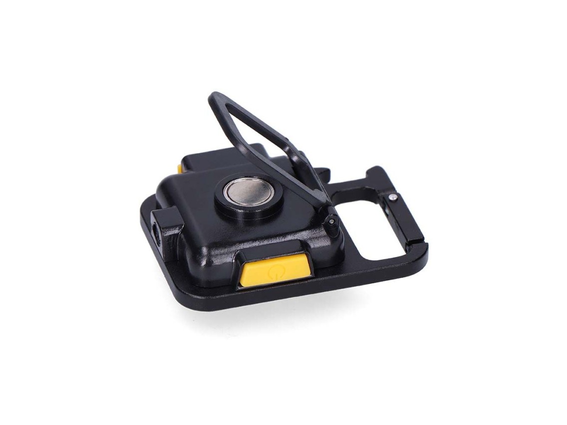 Lanterna porta-chaves multifuncional cob 6 w, tamanho 45 x 21,5 x 62 mm