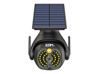 Cmara simulada con aplique solar