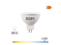 Lmpada led dicroica mr16 8 w 780 lm 6400 k luz fria 120 5 x 5 cm