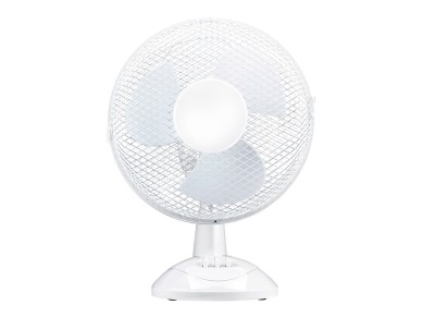Desktop fan 22 w, 23 cm, white, 270 x 210 x 352 mm