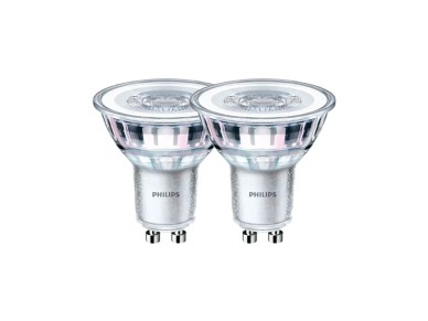Lmpada led gu10 4,6 w 355 lm 2700 k luz quente, 2 unidades