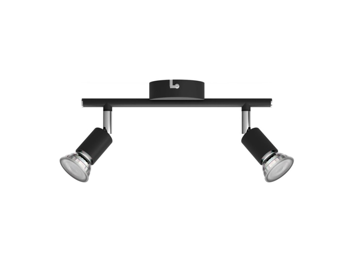 Limbali gu10 2-element spotlight (bulb not included) black 8 x 32.4 x 13 cm