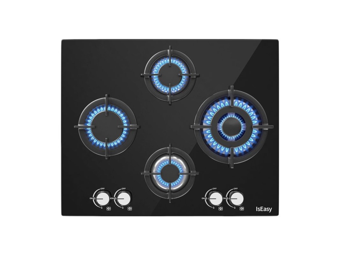 Fogão a gás de vidro IsEasy MGBG-604B
