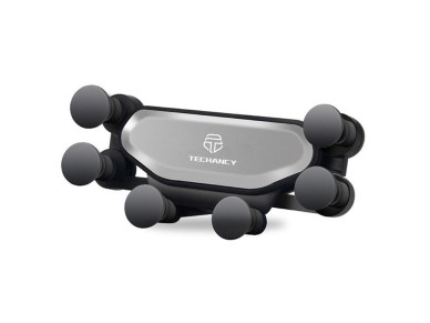 Techancy TI2203 Universal Mobile Phone Holder, Mounting Bracket, Silver