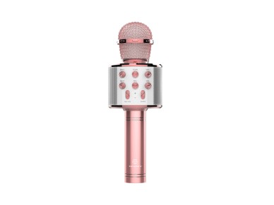 Techancy KZ1561 Wireless Bluetooth Microphone Speaker for KTV Music Rose Gold Techancy KZ1561 Wireless Bluetooth Microphone Speaker for KTV Music Rose Gold