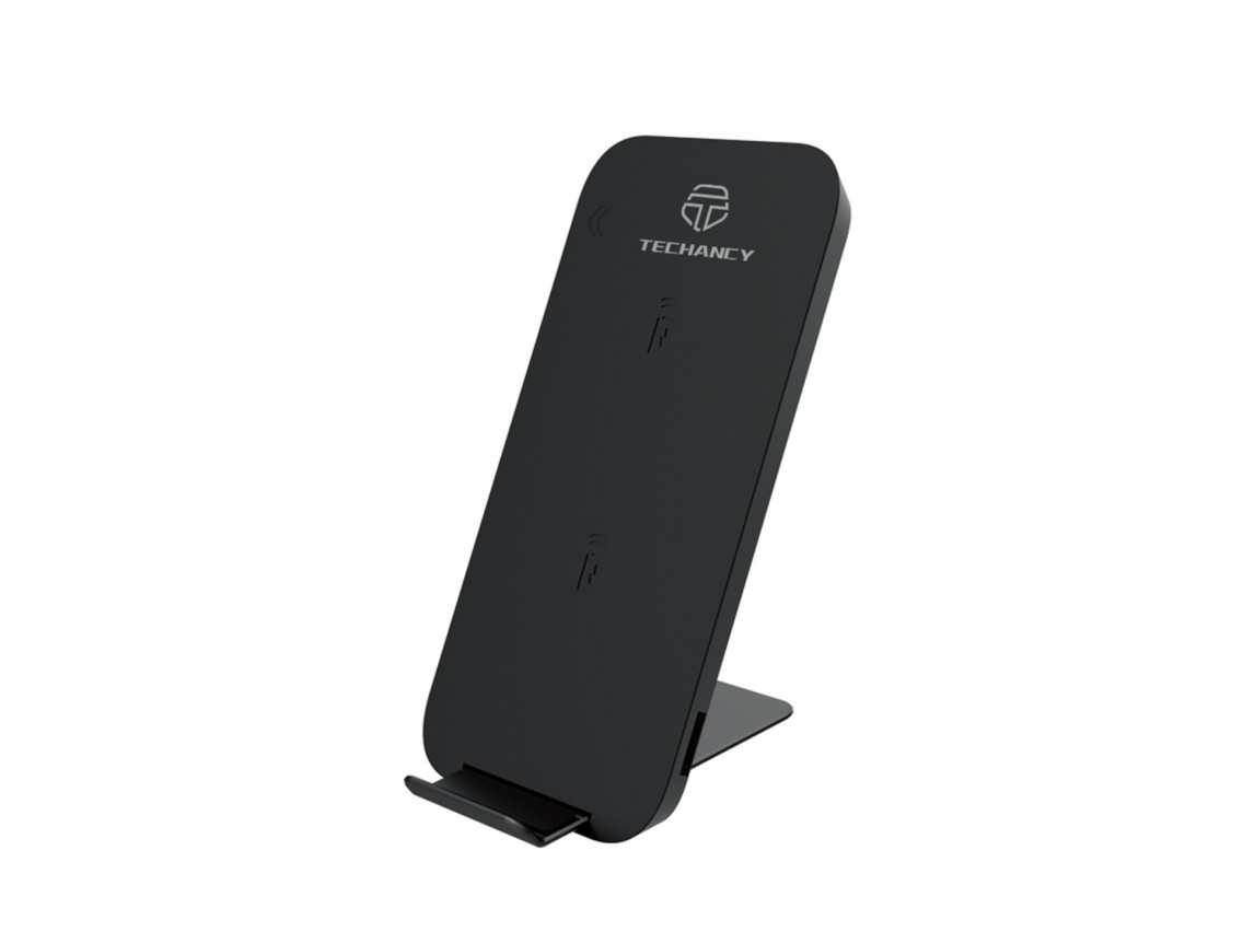 Techancy 10W Wireless Charger for Mobile Phones, TF2771, with Phone Holder, Black