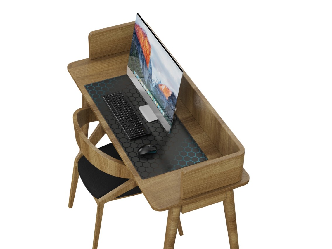 Tapete para rato Techancy 40 x 90 cm, TW2775, borracha antiderrapante, adequado para jogos de PC, pr