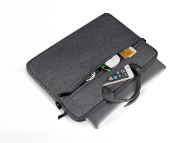 Techancy TW2778 Laptop Bag, Black, 13.3-Inch, Adjustable Strap