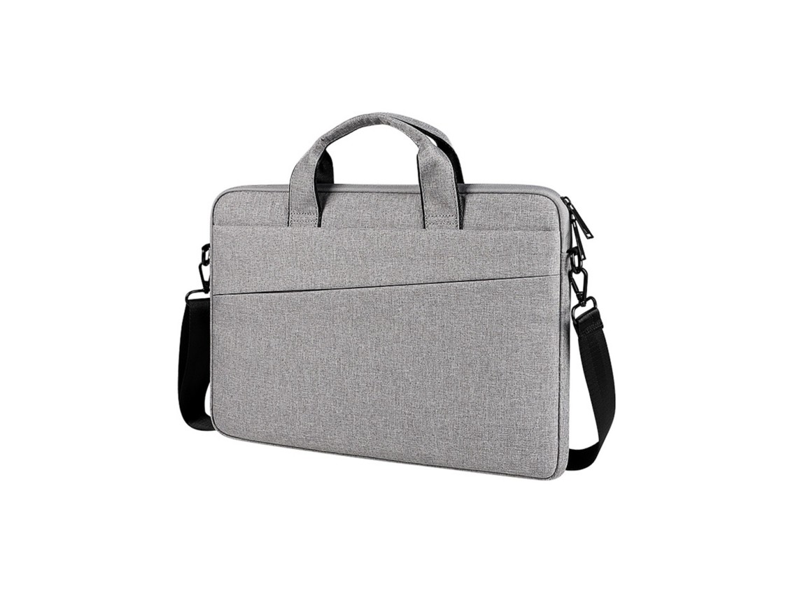 Techancy TW2779 Laptop Bag, Gray, 14.1/15.4 inch, Adjustable Strap