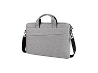 Techancy TW2779 Laptop Bag, Gray, 14.1/15.4 inch, Adjustable Strap