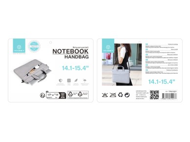 Techancy TW2779 Laptop Bag, Gray, 14.1/15.4 inch, Adjustable Strap Techancy TW2779 Laptop Bag, Gray, 14.1/15.4 inch, Adjustable Strap