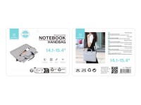 Techancy TW2779 Laptop Bag, Gray, 14.1/15.4 inch, Adjustable Strap