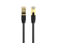 Cable de red Techancy CAT-6, KF5233, conector RJ45 chapado en oro, 10 metros, negro