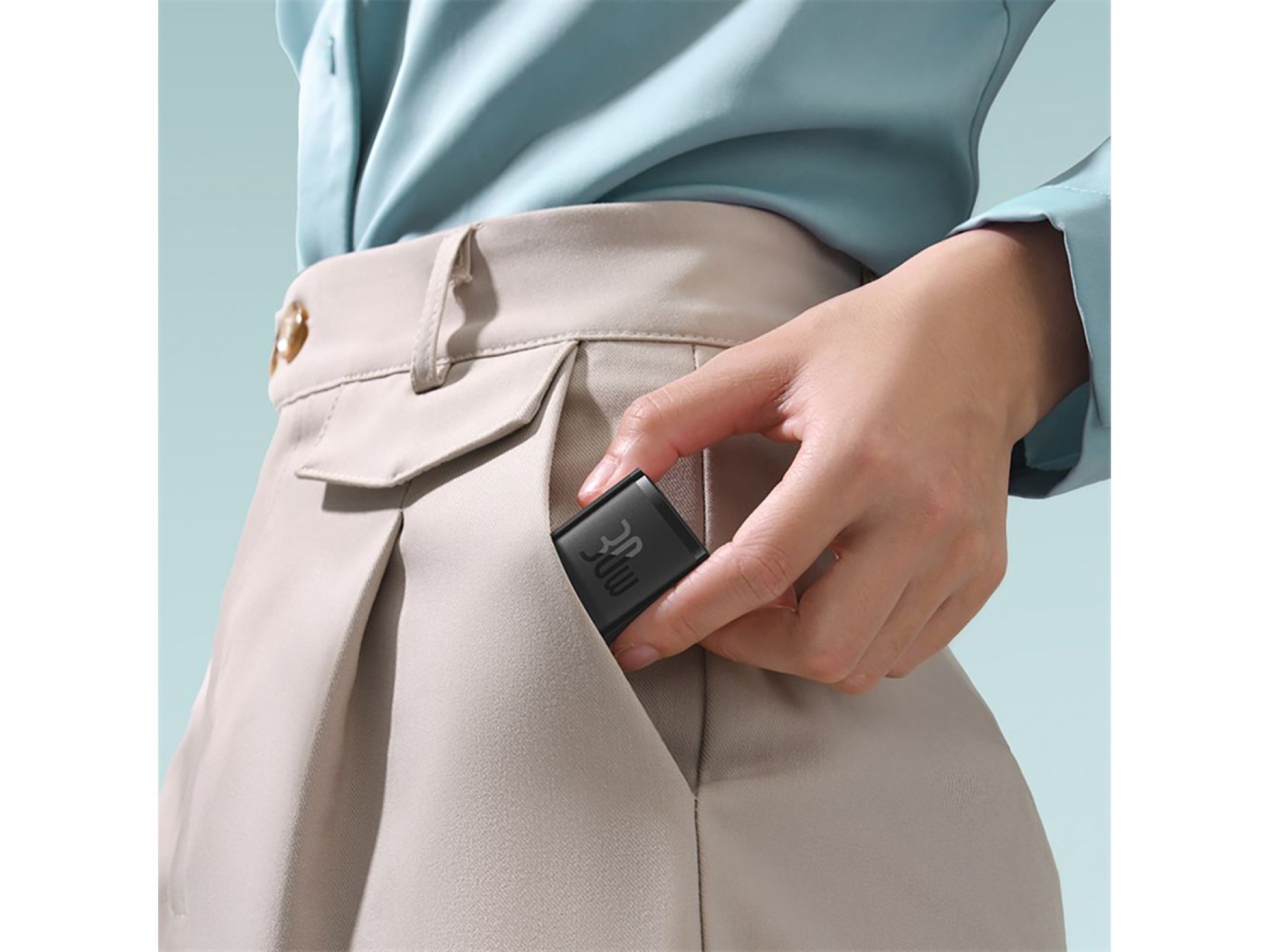 Baseus Cube Pro 30W USB-C Wall Charger - Black