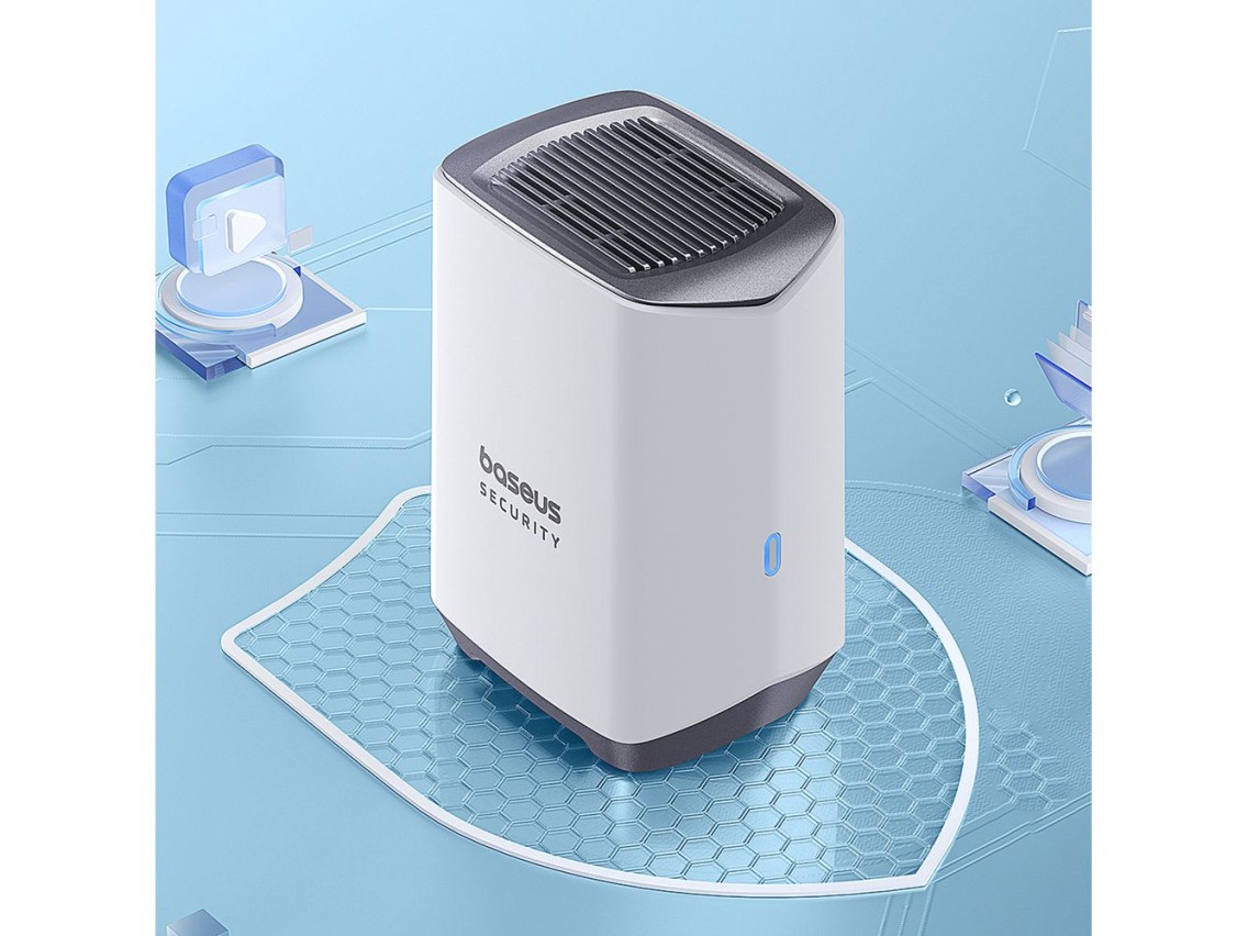 Kit de vigilncia externa Baseus Security N1 Plus Dual 2K (2 cmeras)  Branco