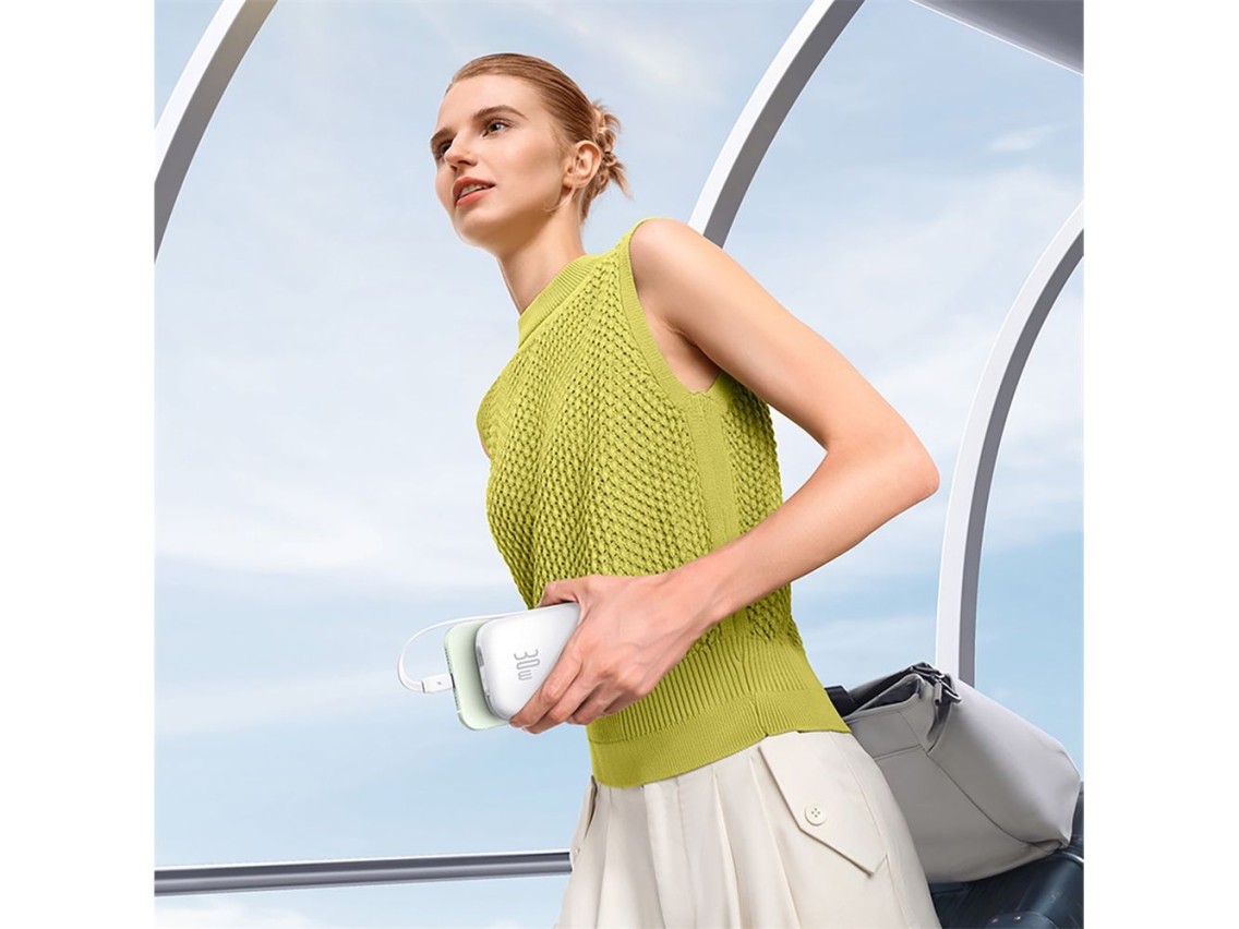 Baseus QPow 2 30W 10000mAh Power Bank with Built-in USB-C Cables - White