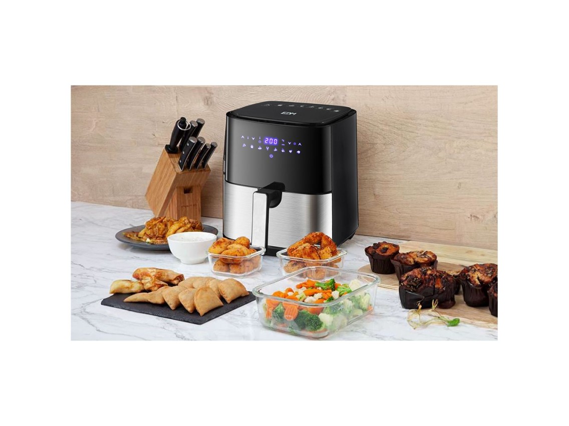 Freidora de aire con pantalla led 5 l *** promocin regalo 1 ud ref. 07788 - papel freidora de aire 