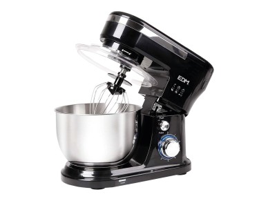 Batidora amasadora 1000w con bol de acero inoxidable 4 l, 32 x 14 x 29 cm