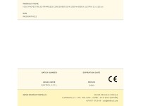 Led projector spotlightframeless 20w 1560lm 6000k with sensor edm .