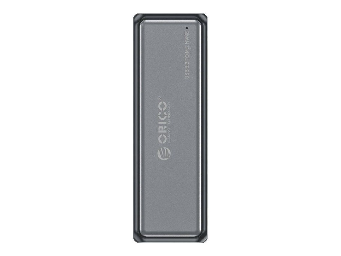 Carcasa para unidad Orico NVME M.2, 10 Gbps, USB-A a USB-A/C (gris)