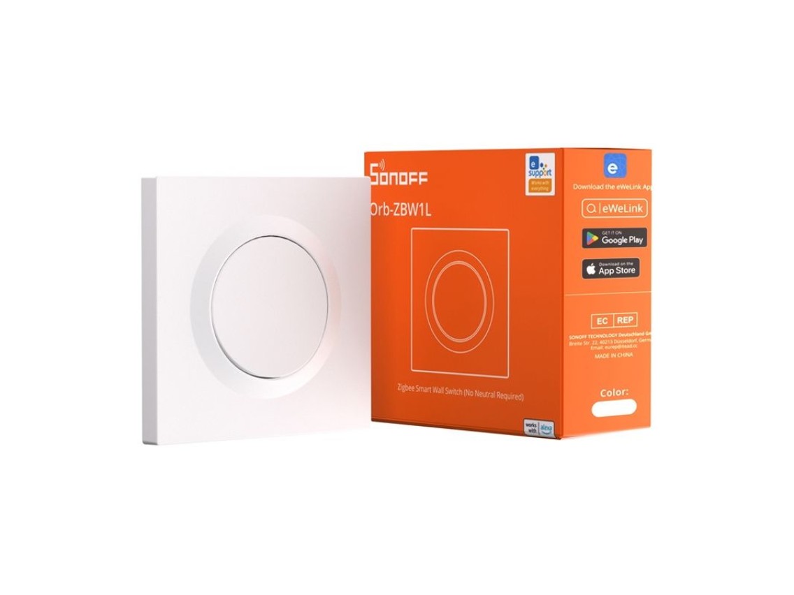 Interruptor de parede ZigBee inteligente SONOFF ZBMINIL2-E