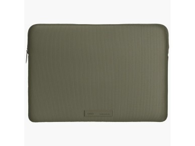 Uniq Cyprus Ridge Edition Laptop Sleeve bag for a 14" water-resistant neoprene laptop - green