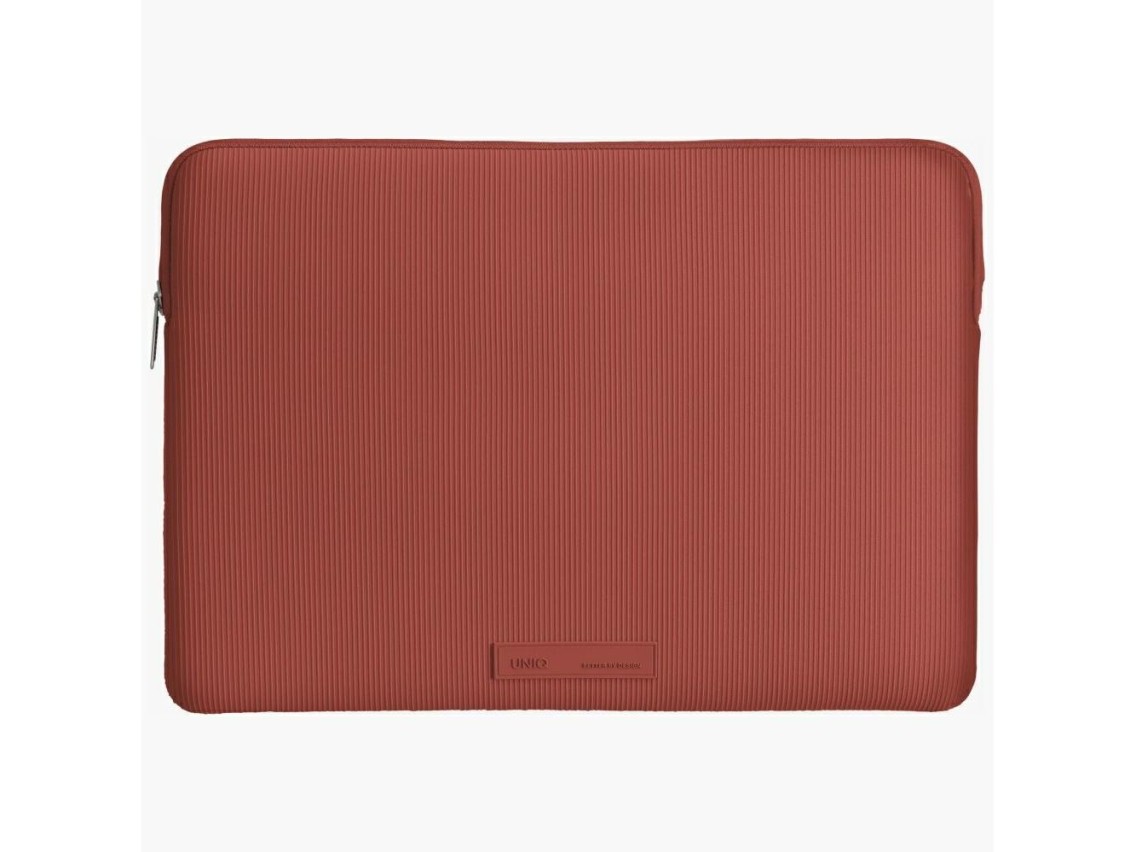Uniq Cyprus Ridge Edition Laptop Sleeve for a 14" water-resistant neoprene laptop - red