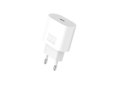Cargador Techancy TA2823 PD3.0 20W USB-C, adaptador de carga rpida compatible con iPhone, Samsung, 