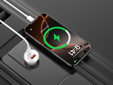 Techancy 30W Charger TC6428, USB-C Cable, Fast Charge, Multiple Protection, Compatible with Vehicles