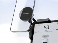 Techancy Magnetic Car Mount TI2342 Compatible MagSafe For Car Screen Monitor Thickness 10-20mm ABS M