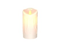 Techancy Vela LED ML1051 Sem Chama Pilar Realista Chama Tremeluzente Decoracao Natal Casamento Festa