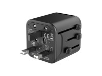 Techancy Adaptador Universal Viagem MB2502 Conversor Tomada Mundial 2500W 10A Compatibilidade UK EU 