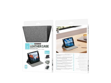 Techancy Tablet Case TN1610 Universal For 10-11 Inches Leather Silicone Adjustable Multi-Angle Elast