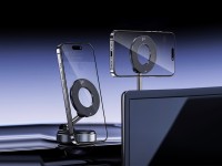 Techancy Magnetic Car Mount TI2343 Empty Base Compatible MagSafe For Dashboard Table Glass Adjustabl