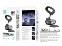 Techancy Magnetic Car Mount TI2343 Empty Base Compatible MagSafe For Dashboard Table Glass Adjustabl