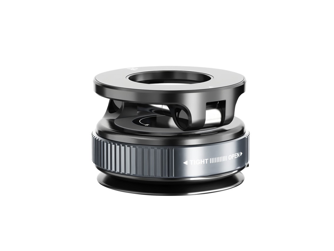 Techancy Magnetic Car Mount TI2343 Empty Base Compatible MagSafe For Dashboard Table Glass Adjustabl