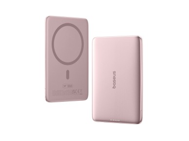 Batera externa ultradelgada Baseus PicoGo AM41 de 5000 mAh y 20 W, compatible con MagSafe, con cabl