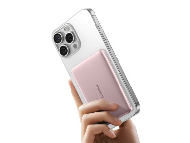 Batera externa ultradelgada Baseus PicoGo AM41 de 5000 mAh y 20 W, compatible con MagSafe, con cabl