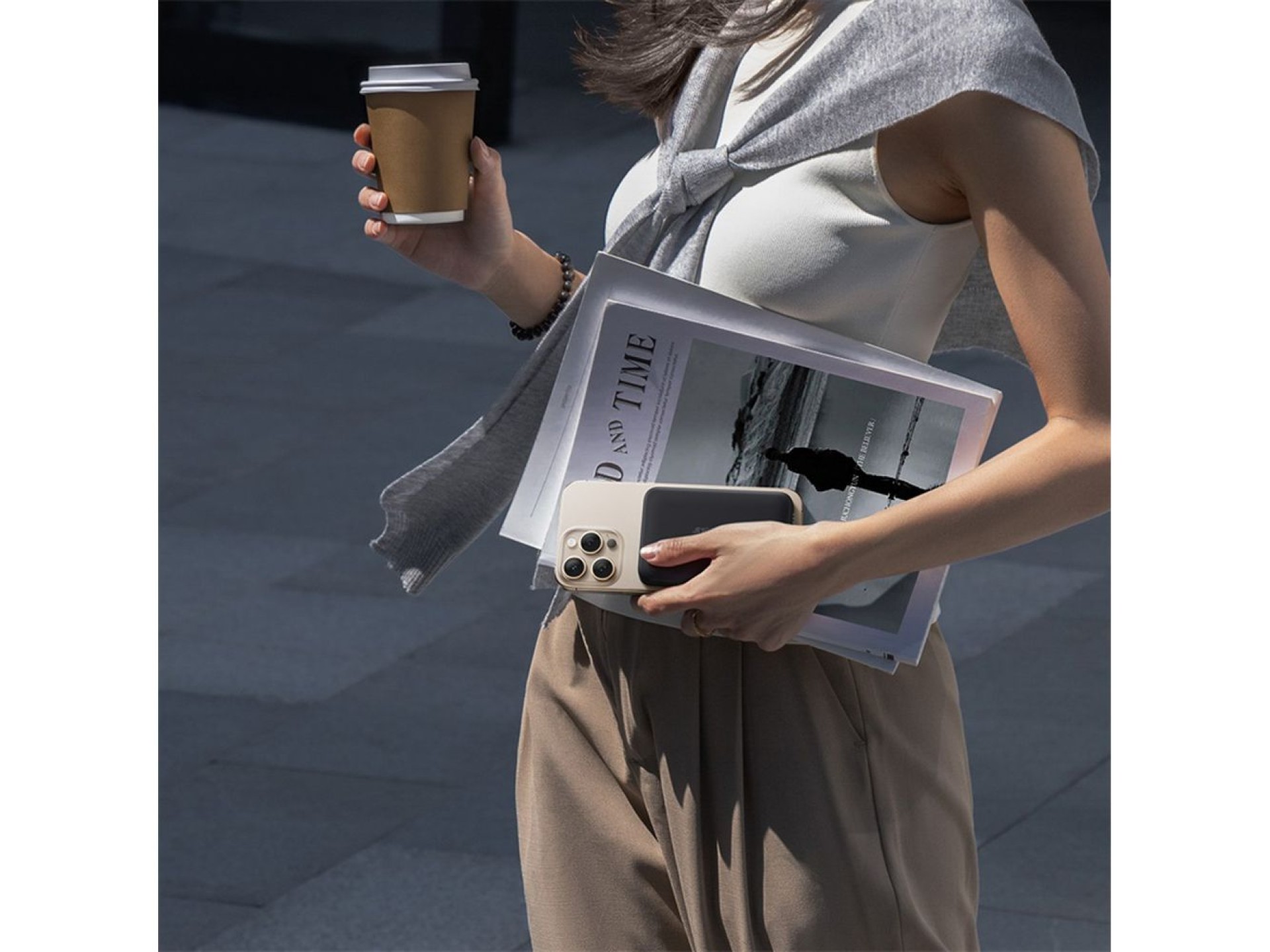 Batería externa Baseus EnerFill FM11 Ultra-Mini de 10000 mAh y 22,5 W compatible con MagSafe con cab