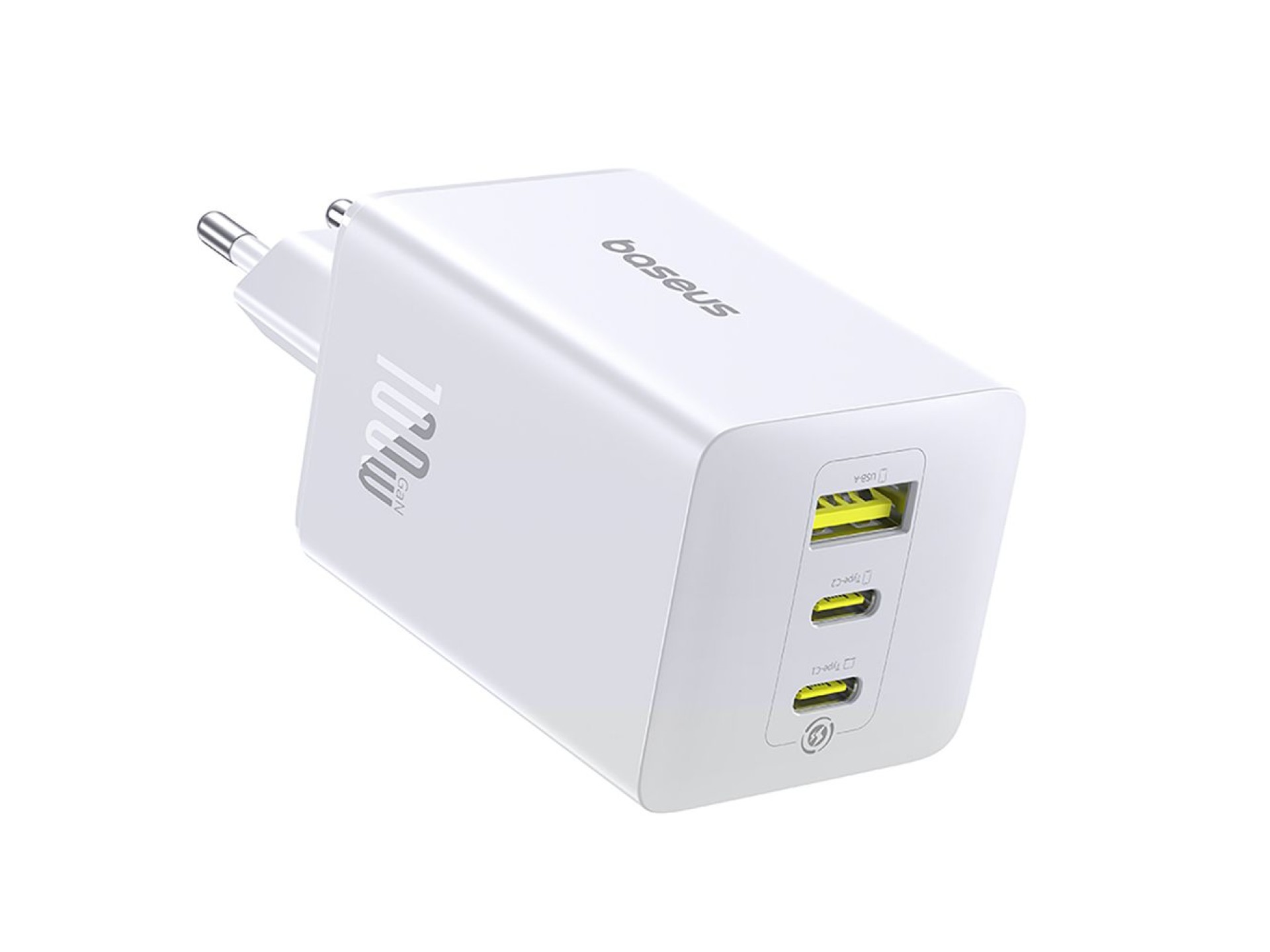 Baseus EnerFill FE11 2 x USB-C / USB-A 100W Wall Charger - White