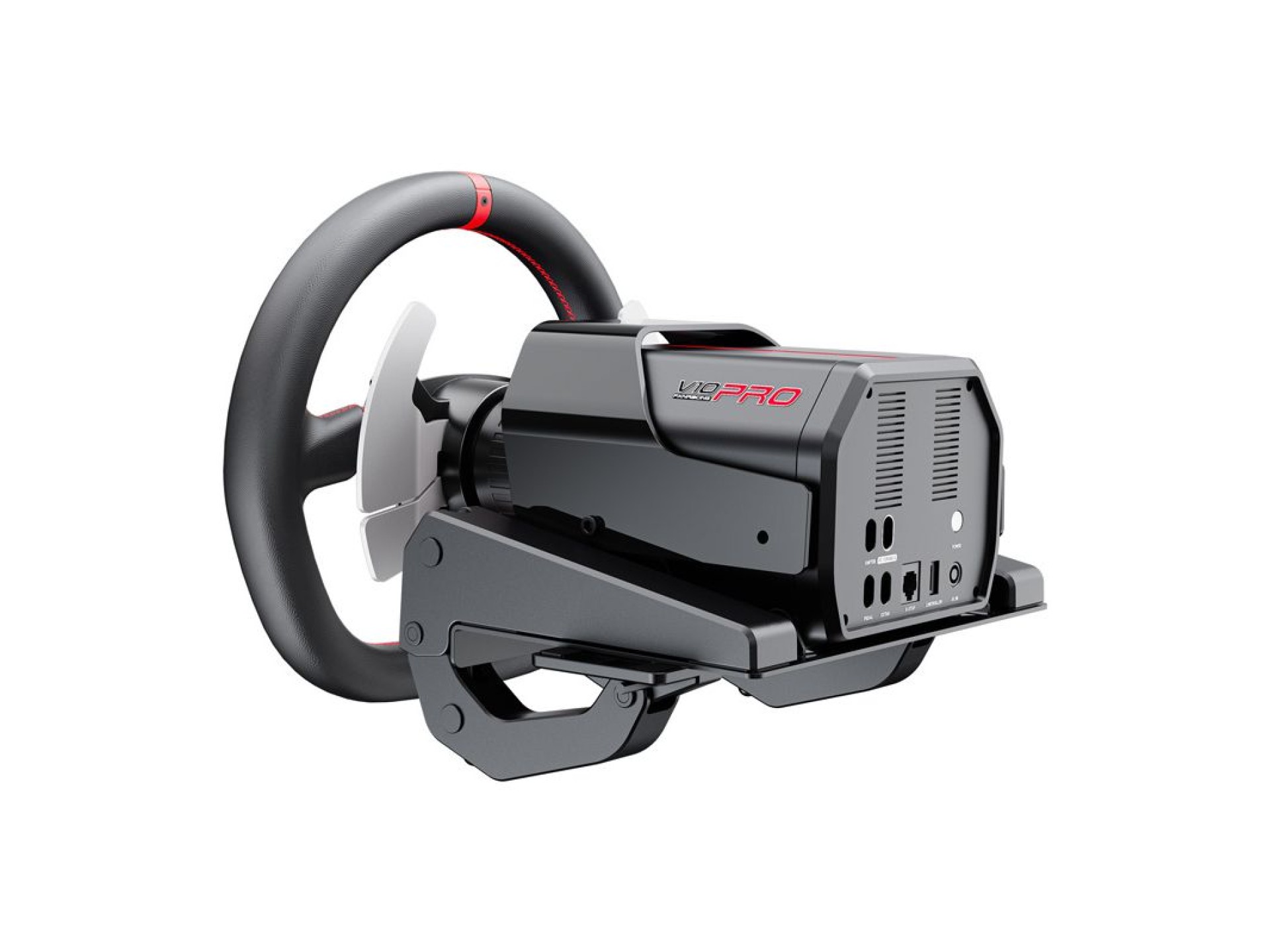 Kit de juegos PXN-V10 Pro: volante + pedales + abrazaderas de montaje (PC / PS4 / Xbox One / Xbox Se