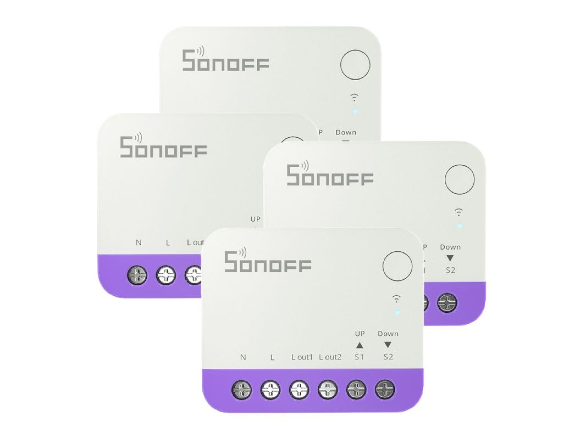 Sonoff MINI-RBS WiFi Smart Mini Roller Shutter Switch (4 pcs.)