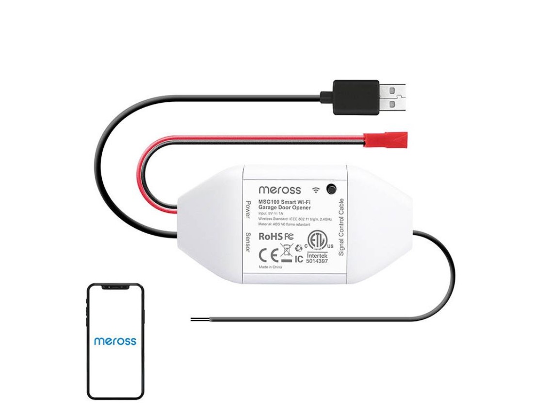 Interruptor inteligente para porta de garagem Meross MSG100HK (HomeKit)