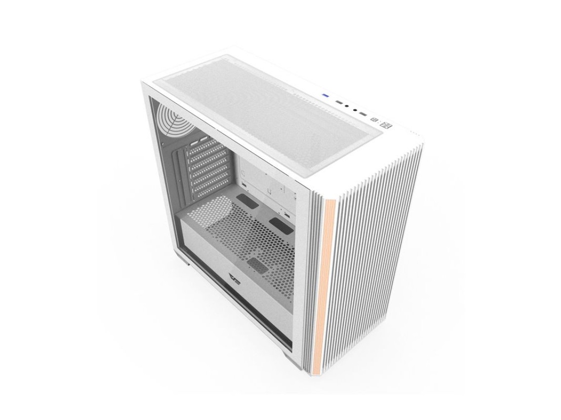 Darkflash DS900WS ATX computer case without fans (White)