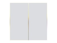 Interruptor de luz ZigBee sensvel ao toque Avatto TS60-EU-W4 Quad TUYA (branco).